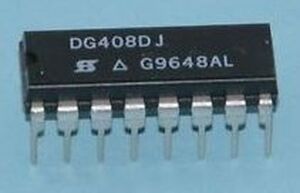 DG408DJ Single 8-Channel/Differential 4-Channel / CMOS Analog Multiplexers DIP-16