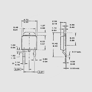 LF33CDT LDO U-Reg +3,3V 1A TO252AA TO252AA