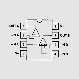 AD708JNZ 2xOp-Amp Precis. DIP8 OP213FS-SMD