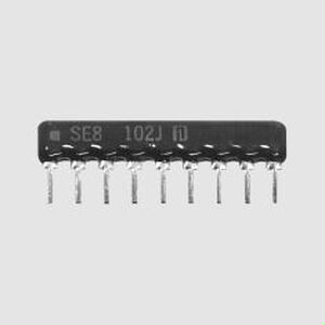 RN09PK006,8 SIL-Resistor 8R/9P 6,8K