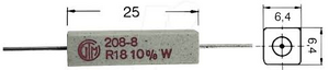 RCIK006,8 Resistor 5W 10% 6,8K