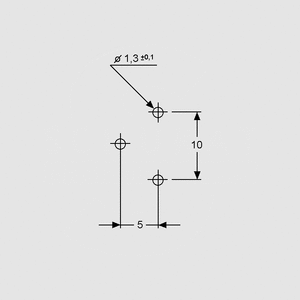 PT15HK010 Trimmer Side Adjust P5/10 10K Pin Board