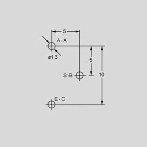 CA14NHK001 Trimmer Side Adjust P10/5 1K Pin Board and Terminal