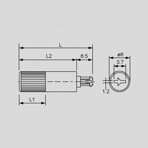 CA14A11 Shaft CA14 Black 11,7mm CA14A_