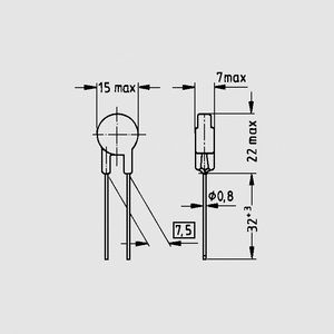 B57237S479M NTC Inrush Current Limiters 4,7R 5,1A B57237S_