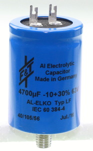 CSHT4700/63-P10 El-Capacitor 4700µF/63V 35x50mm CSHT4700/63-P10