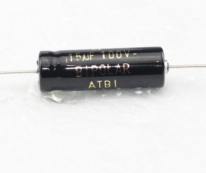 CFT015 El-Capacitor Bipolar 15uF/100V 10x30mm CFT015