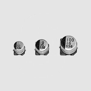 CSMK002,2/50 SMD El-Capacitor 2,2uF/50V 4x5,4mm