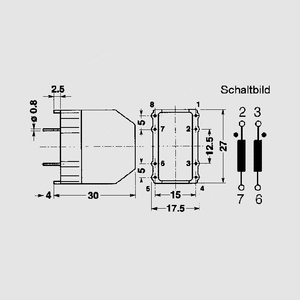 RSD42V2520 Choke 2x2,2mH 2,0A P10 Vertical 42V30 Series