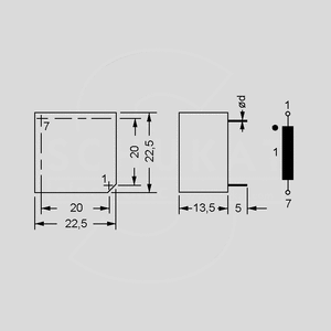 SDF250A1,0 Choke 250uH 1,0A Fig. 2