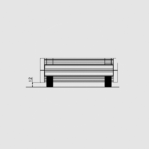 UT30009FP Front panel for UT32 standard enclosure UTAS