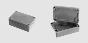 ETA135 Aluminium Enclosure 360x160x90 mm.