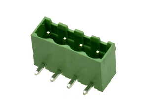 STL950WH4 Box Header 5,0 Hor. 4-Pole Closed End