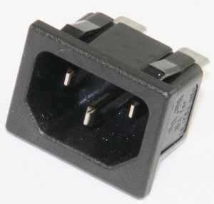 GSD3SI IEC C14 Power Connector, Snap-In