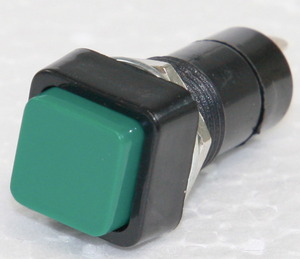 TT18GN Momentary Switch 125V 3A Green OFF-(ON)