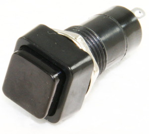 TT18SW Momentary Switch 250V 3A Black OFF-(ON)