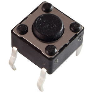 DTS61K Tact Switch PC Horizontal 4,3mm 1N