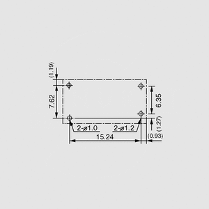 JV12SKT Relay SPST 5A 12V 720R Pin Board