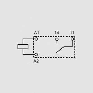 RE300-24 Relay SPST-NO 6A 24V 2880R RE030024 Circuit Diagram
