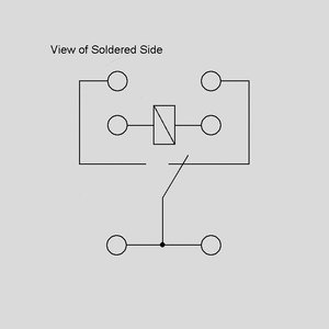 FRS1B-S-DC12V Relay SPDT 1A 12V 320R Circuit Diagram