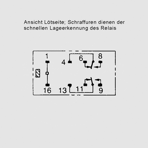 G5V2-24H1 Relay DPDT 2A 24V 2880R G5V-2-H1 24VDC Circuit Diagram