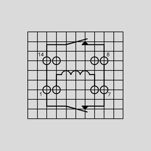 DIP242A7221L Reed Relays DPST 24V 2000R DIP24-2A72-21L DIP_A7221L