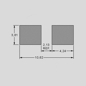 SSFMH2,0-SMD SMD Fuse Holder Very Quick-acting 2A Recommended Pad Layout