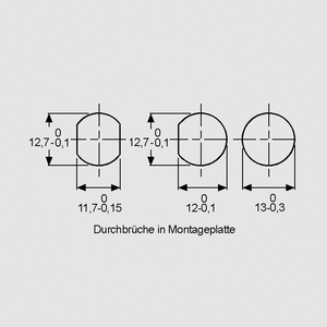 FPG1-10 SCHURTER VDE Fuse Holder 5x20 1x Nut Pin Board