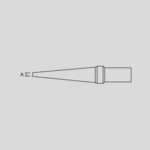 WE-ET-S Soldering Bit Long/Conical 0,4mm. 54101799 WE-ETO, WE-ETS