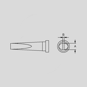 WE-LTD Soldering Tip Chisel 4,5mm WE-LTC, WE-LTM