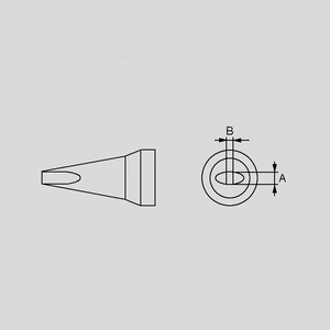 WE-LTD Soldering Tip Chisel 4,5mm WE-LTH, WE-LTA, WE-LTL, WE-LTB