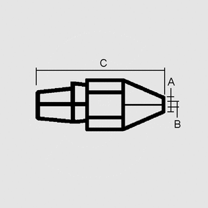 WE-DX112 Suction Nozzle 2,3/1,0mm WE-DX113HM, WE-DX114