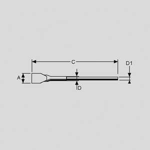 ERSA-212BD Soldering Tip for SMT60A Pencil 0,4mm ERSA-422ED, _-422FD1, _-422FD4