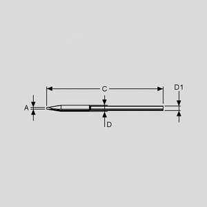 ERSA-422MD Desoldering Tip Pair f. SMT60A (MINI)MEL ERSA-212CD, _-212ED