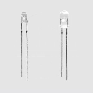 ELIR908-7C IR-LED Water-clear 60&deg; Side View  