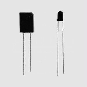 ELPD638B PIN Photodiode Black 80&mu;A Side View