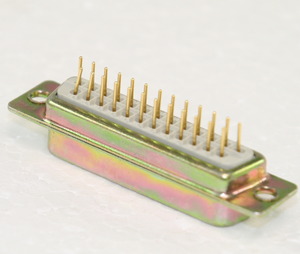 SL25LG D-Sub-Plug 25-Pole Solder Pin PCB