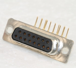 BL15LW D-Sub-Socket 15-Pole Solder Pin 90&deg;