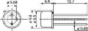 BC160-10 PNP 40V 1A 0,65W B:100-250 TO39