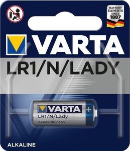 N-LADY-LR01 Varta LR01 12,0x30,2mm. Lady 1.5V 900mAh