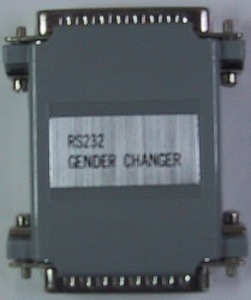 T000258 RS232 Gender Changer 25-pin han/han