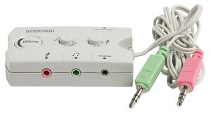 N-CMP-SWITCH17 Højttaler / Headset switch switch skift mellem headset og højttaler stik medfølger