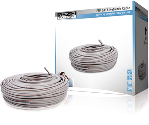 CMP-FTP6R305 Cat6 Netværkskabel F/UTP 305m, stranded, grå