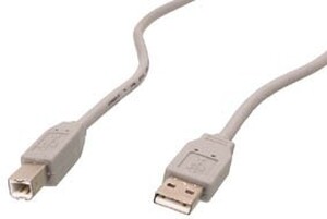 N-CABLE-141/5 USB-kabel, standard, A til B, 5,0 meter
