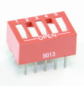 76RSB05S DIP Switch 5-Pole