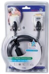 N-HQSS5198/1.5 HQ DVI-I kabel, dual link, han/han, 1,5m