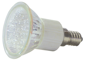 BN204133 LED-lampe i MR 16 hus, E14 sokkel, 20 LED, rød