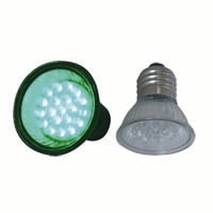 BN204136 LED-lampe i MR 16 hus, E14 sokkel, 20 LED, grøn