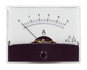 BN204240 Måleinstrument med spejlskala 0-5A DC