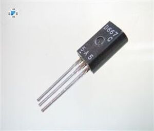 2SD667 SI-N 120V 1A 140MHz  TO-92
